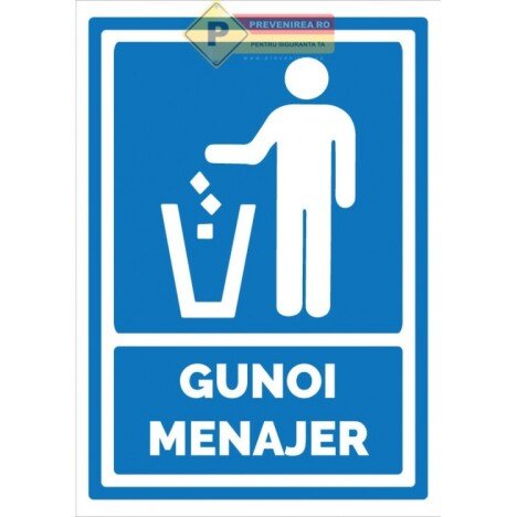 Indicator pentru gunoi menajer